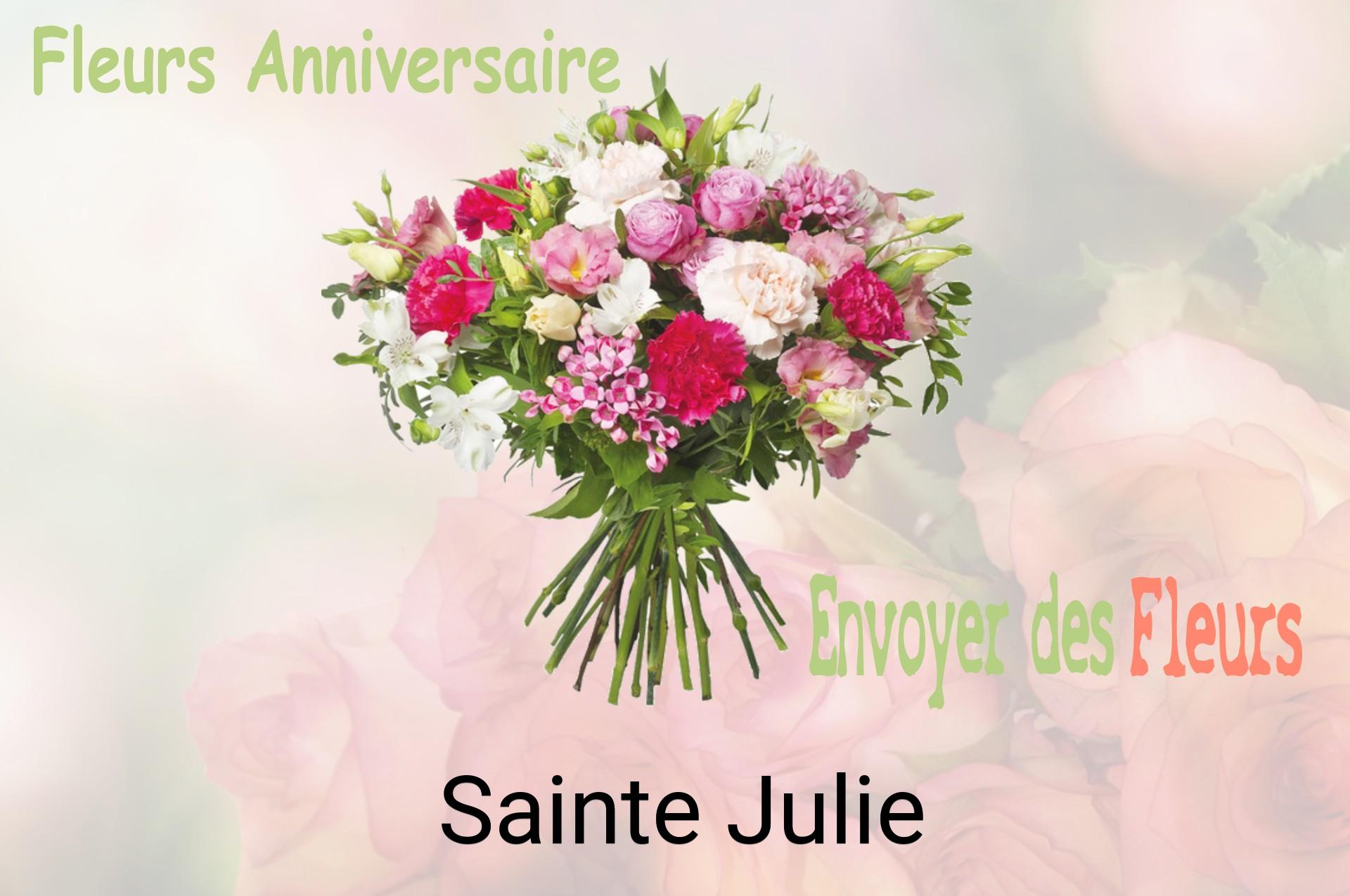 Bouquet de fleurs d’anniversaire livré à Sainte-Julie