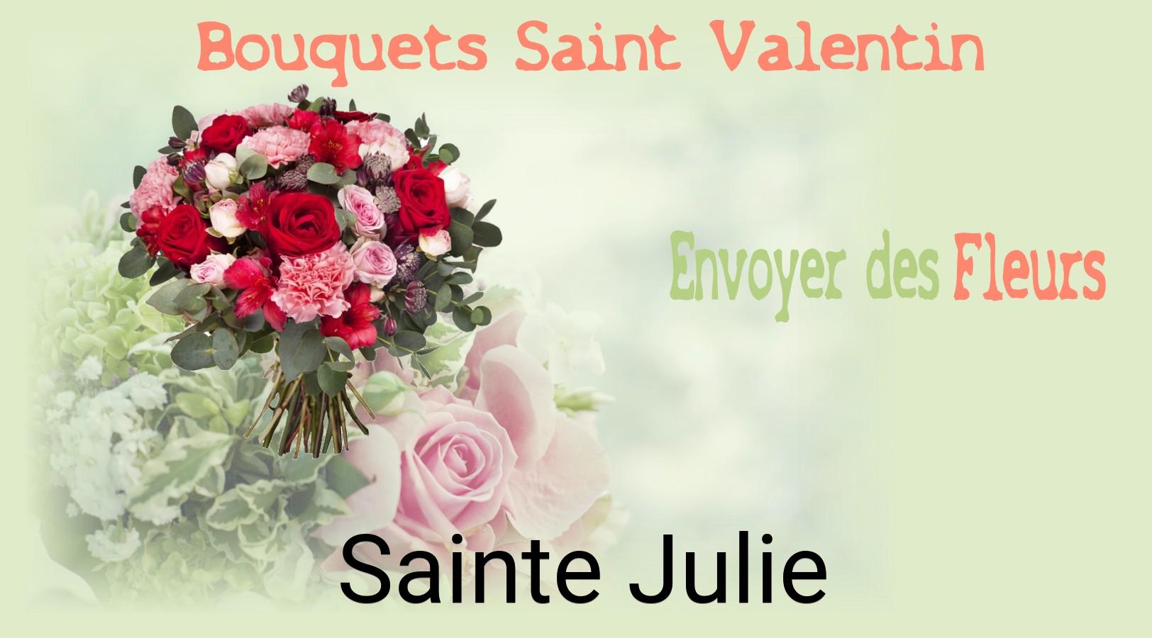 Roses de Saint-Valentin livrées à Sainte-Julie